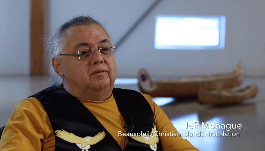 Jeff Monague talking about the Anishinaabek Migration